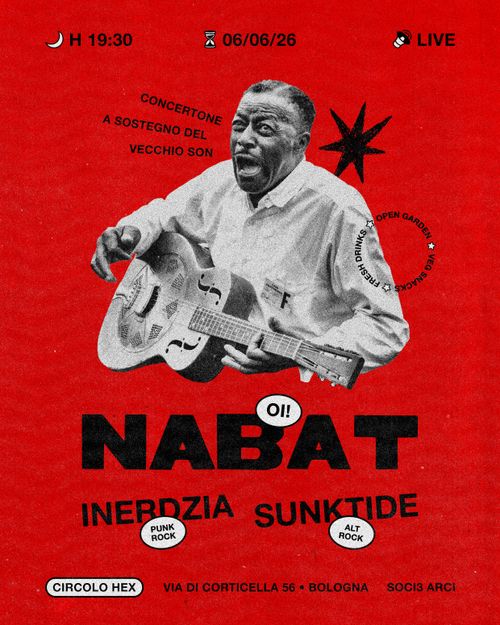 Nabat • Inerdzia • Sunktide ★ Live ⚲ Circolo Hex