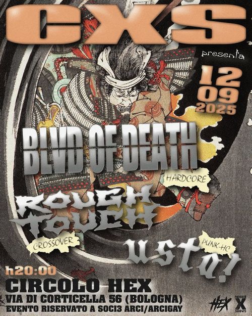 Crossedxshows - Blvd Of Death, Rough Touch ed Usta live