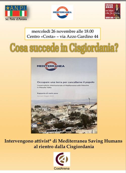 Cosa succede in Ccisgiordania