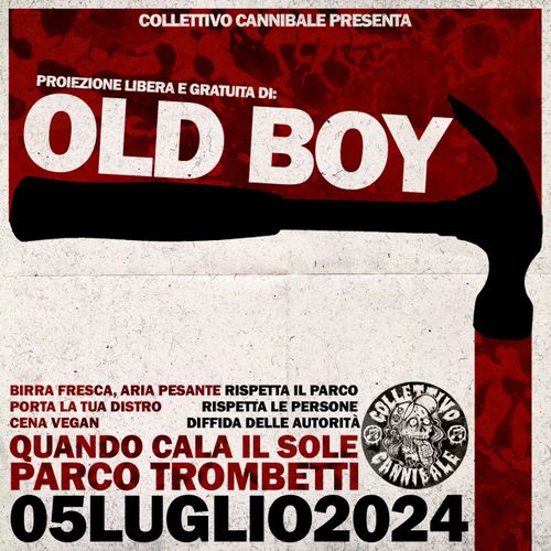 FUGA DALLA GENTRIFICAZIONE - Proiezione di "Old Boy"