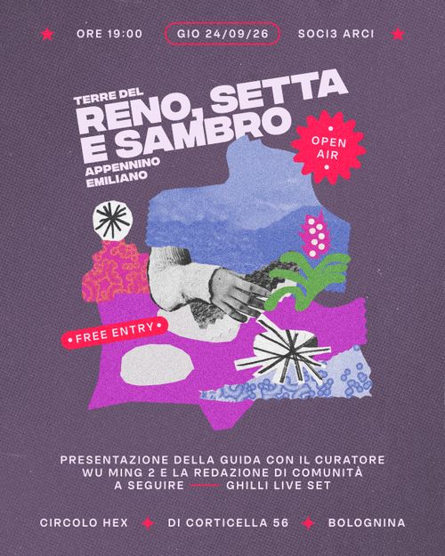 Presentazione di Terre del Reno, Setta e Sambro ★ A seguire Ghilli live