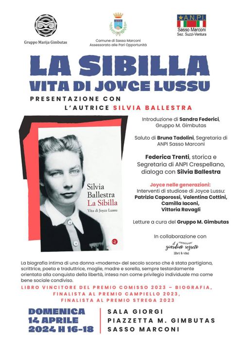 La Sibilla: vita di Joyce Lussu - Presentazione con l'autrice Silvia Ballestra