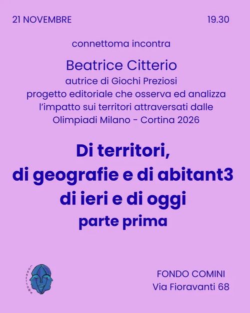 Di territori,di geografie e di abitant3 di ieri e di oggi