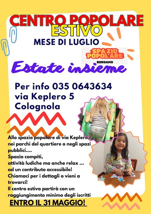 Centro popolare estivo