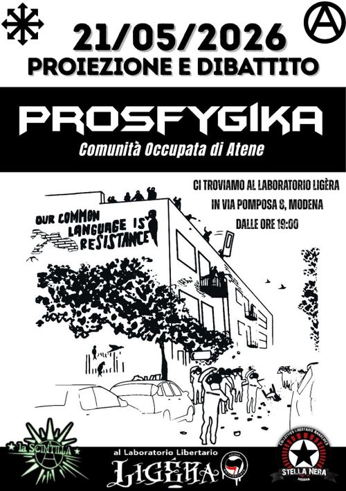 Prosfygika: incontro e aggiornamenti situazione repressiva 
