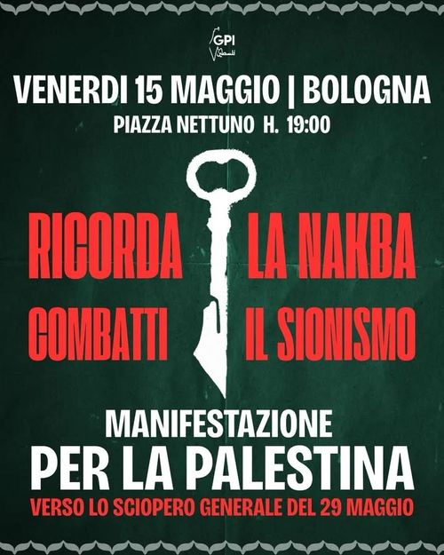 Manifestazione per la Palestina