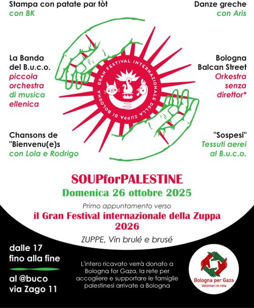 Primo appuntamento verso il Festival Internazionale della Zuppa di Bologna.