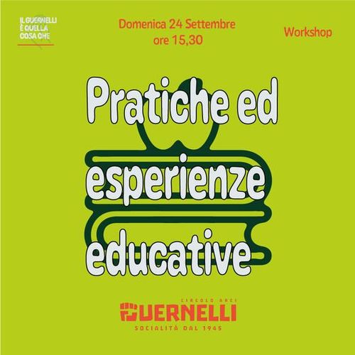 Workshop "Pratiche ed Esperienze educative" 