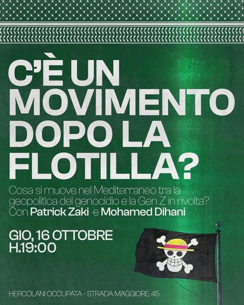 C'è un movimento dopo la Flotilla?