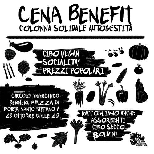 CENA BENEFIT - Colonna Solidale Autogestita