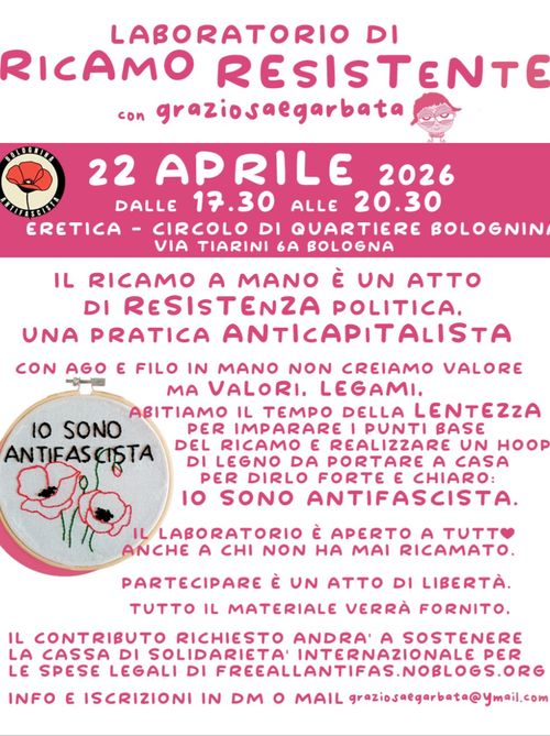 Laboratorio di ricamo