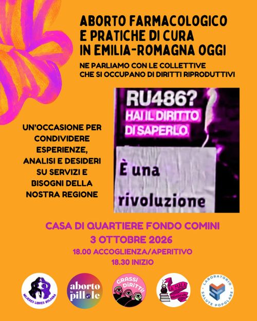 Aborto farmacologico e pratiche di cura in Emilia Romagna oggi