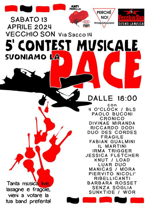 5° Contest Musicale: Suoniamo la pace!