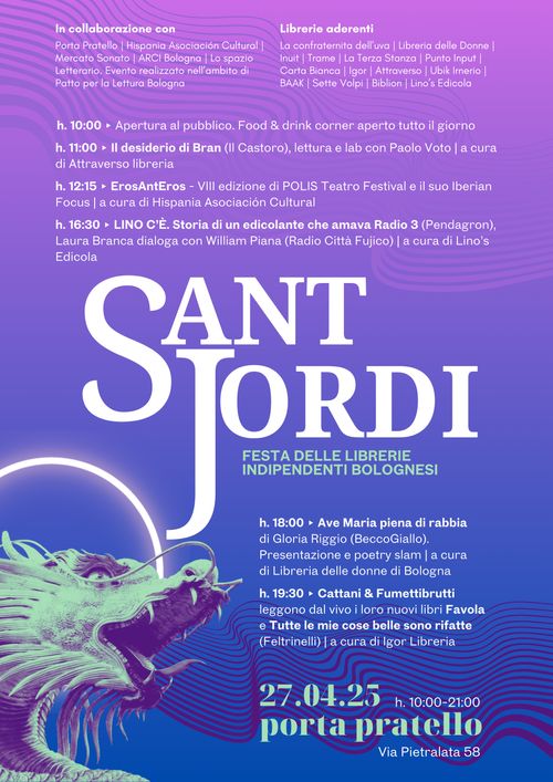 Sant Jordi. Festa delle librerie indipendenti bolognesi