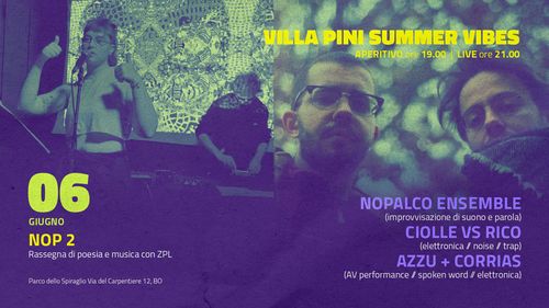 NOP 2  - Rassegna di poesia e musica con ZPL‍