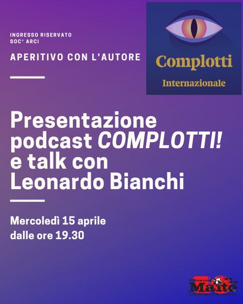 Presentazione podcast COMPLOTTI 
