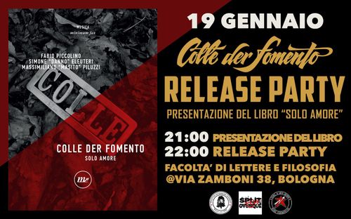 COLLE DER FOMENTO SOLO AMORE RELEASE PARTY
