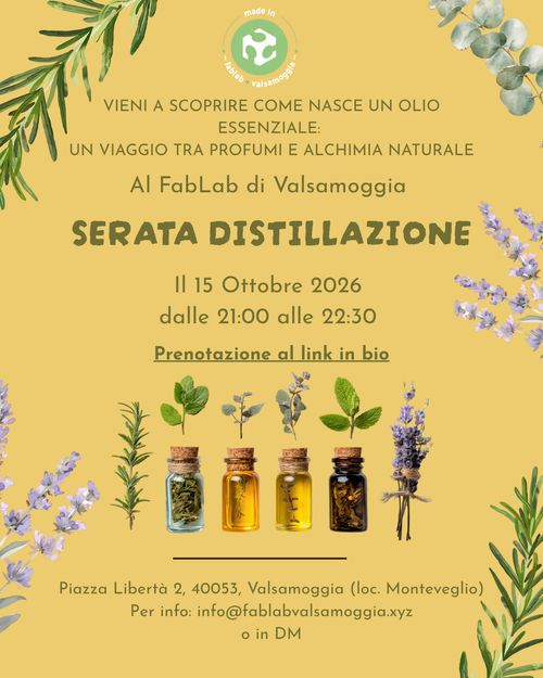 Serata di approfondimento sulla DISTILLAZIONE!