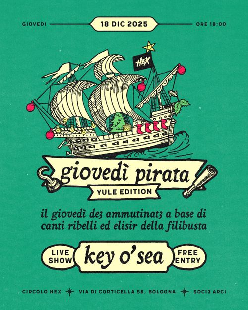 Giovedì Pirata presenta: Key O’ Sea in concerto