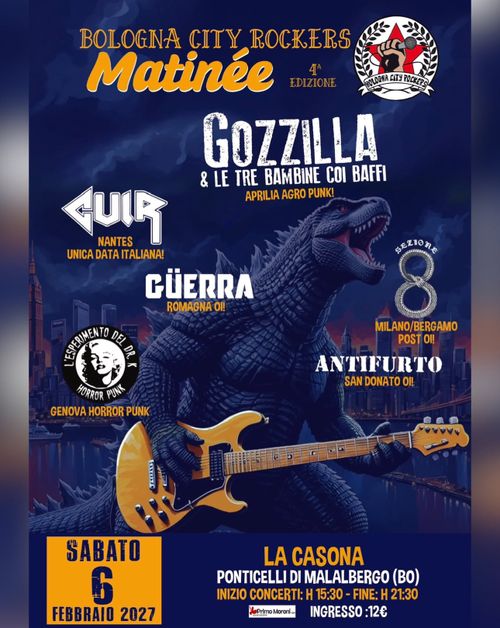 Bologna city rockers matiné