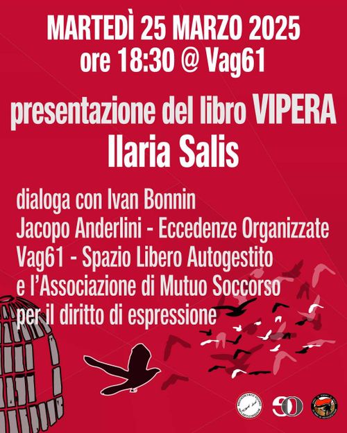 Presentazione del libro VIPERA con Ilaria Salis