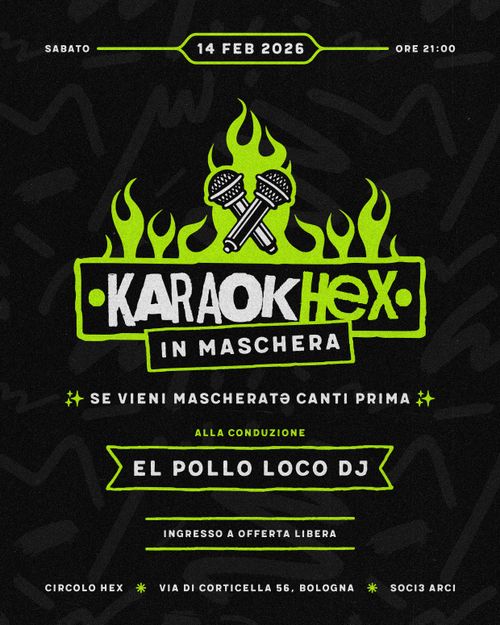 🔥 KaraokHex in Maschera 🔥