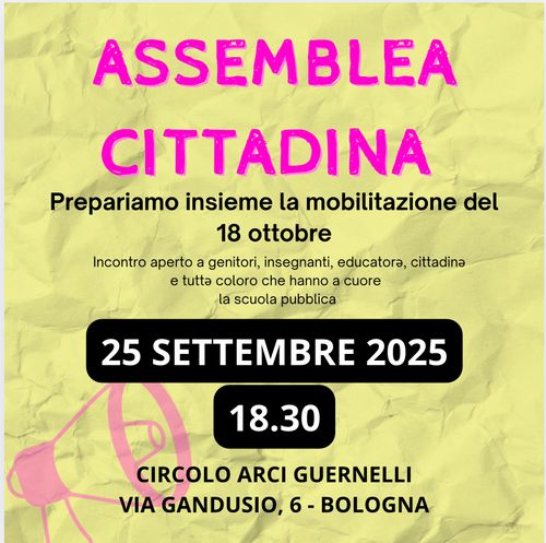 Assemblea Cittadina contro le NIN