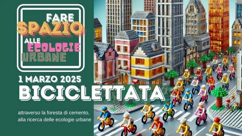 Verso lo Spazio delle ecologie urbane, biciclettata attraverso la foresta di cemento