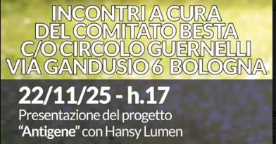 Presentazione del progetto "Antigene" con Hansy Lumen