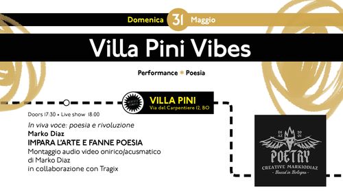 VILLA PINI VIBES | Marko Diaz‍: ‍IMPARA L'ARTE E FANNE POESIA