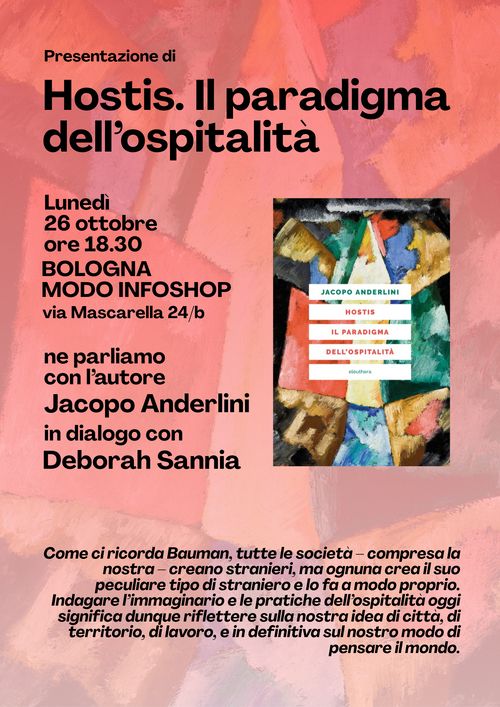 Hostis. Il paradigma dell'ospitalità, un libro di Jacopo Anderlini