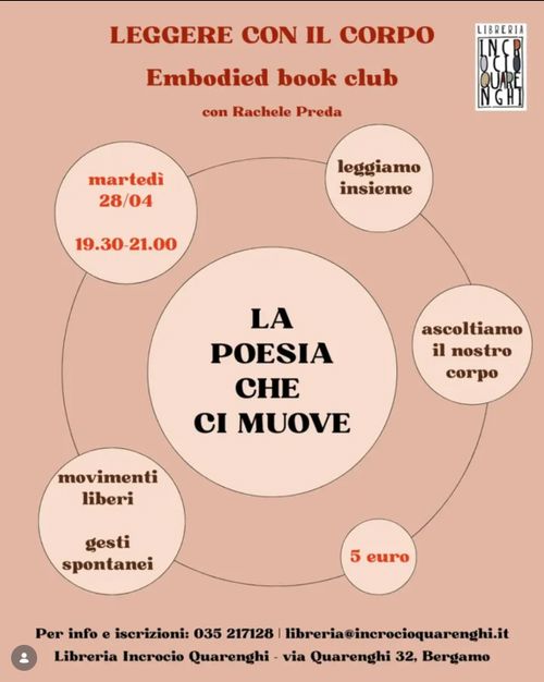Leggere con il corpo - Embodied book club