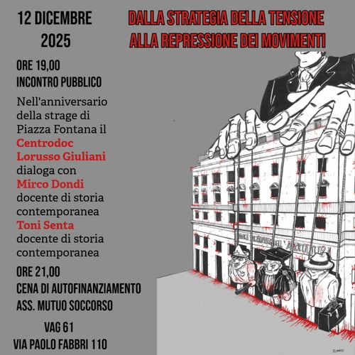 Dalla strategia della tensione alla repressione dei movimenti 