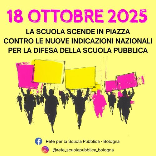 La scuola scende in piazza