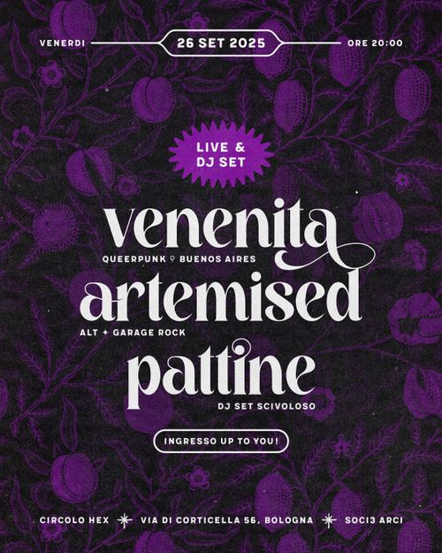 Venenita • Artemised • Pattine ⚲ Circolo Hex
