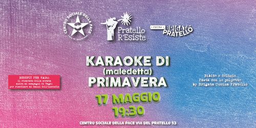 Karaoke di (maledetta) primavera