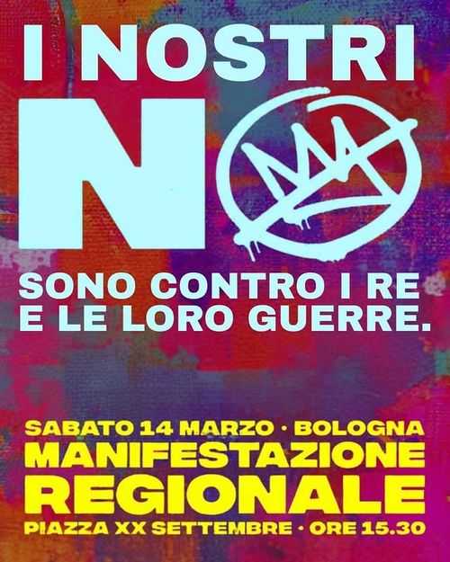 Manifestazione regionale Guerra No