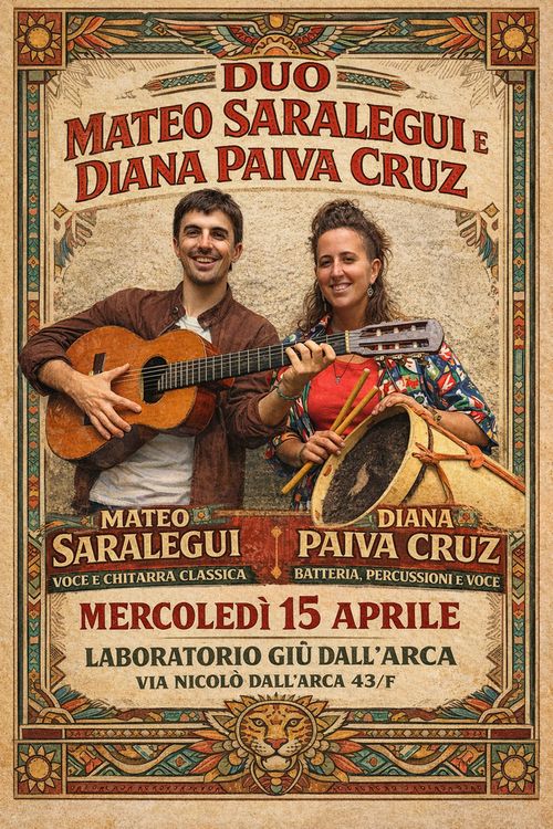 Duo Mateo Saralegui e Diana Paiva Cruz 