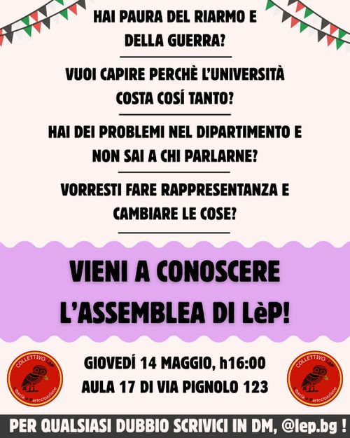 ASSEMBLEA APERTA DI LÈP!