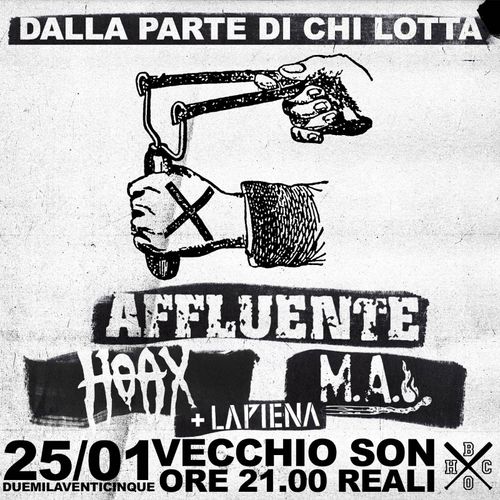 Dalla parte di chi lotta - Affluente, Impatto e M.A.I. live