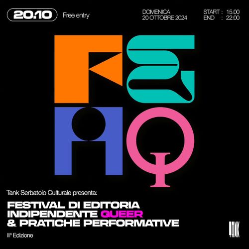 FEIQ - Festival di Editoria Indipendente Queer & pratiche performative