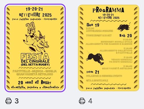 FESTA DEL CINGHIALE DEL SETTA RUGBY