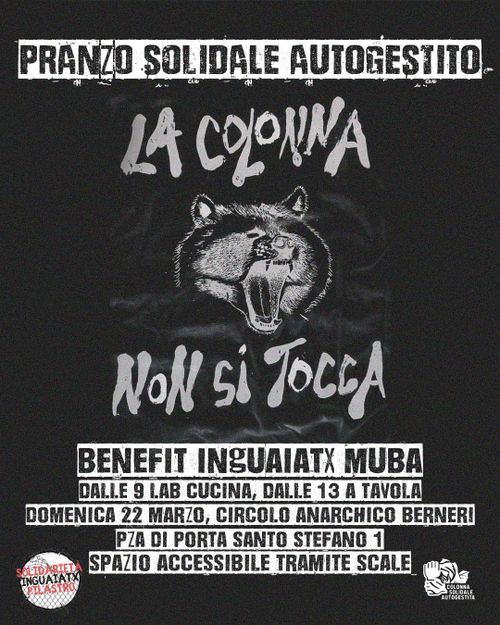 Pranzo Solidale Autogestito Benefit Inguaiatx