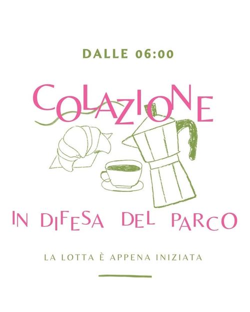 Colazione resistente al parco