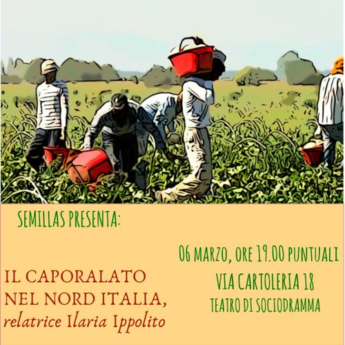 Discussione e proiezioni sul caporalato