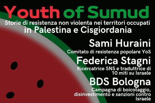youth of sumud - storie di resistenza in Palestina e Cisgiordania 