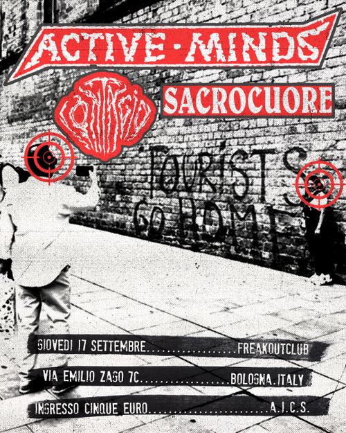 ACTIVE MINDS, SACRO CUORE e CONTAGIO @ Freakout Club 