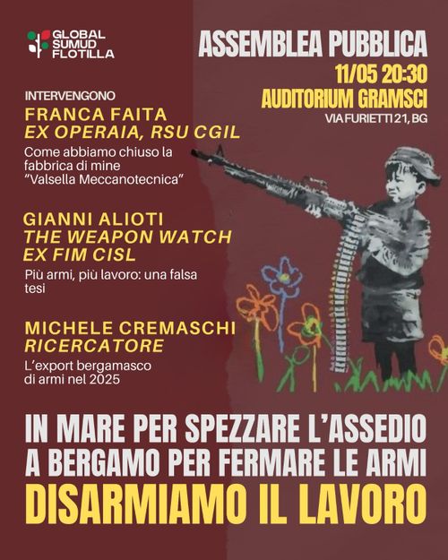  DISARMIAMO IL LAVORO - assemblea pubblica