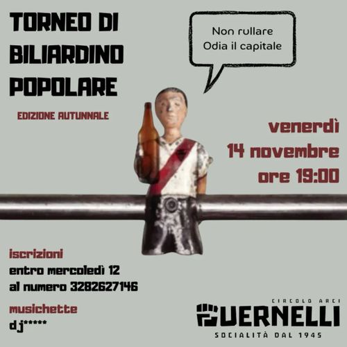 Torneo di Biliardino Popolare