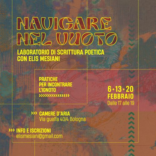 Navigare nel vuoto — Laboratorio di scrittura poetica